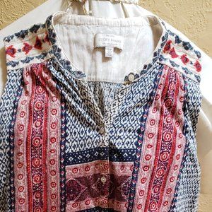 Lucky Brand, Sleeveless, boho, Size SP
